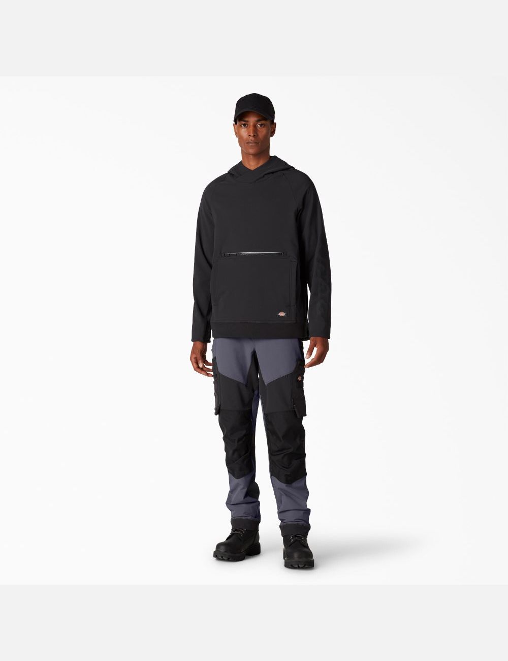 Grey Black Dickies Performance Workwear Technical FLEX Cargo Pants | 109RUCPQV