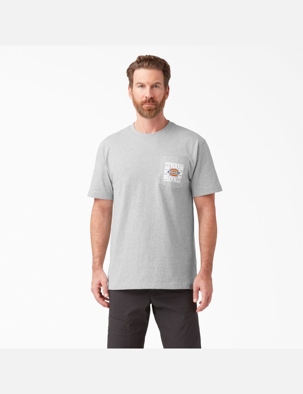 Heather Gray Dickies 100 Year Anniversary T-Shirts | 291FTOLJU