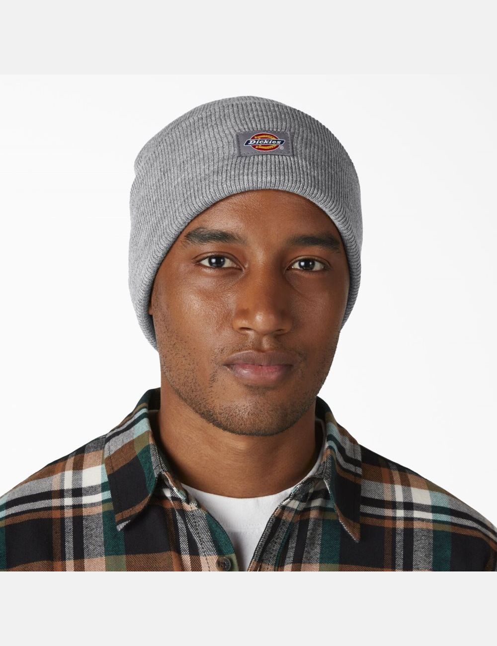 Heather Gray Dickies Cuffed Knit Hats | 427FZWXGM