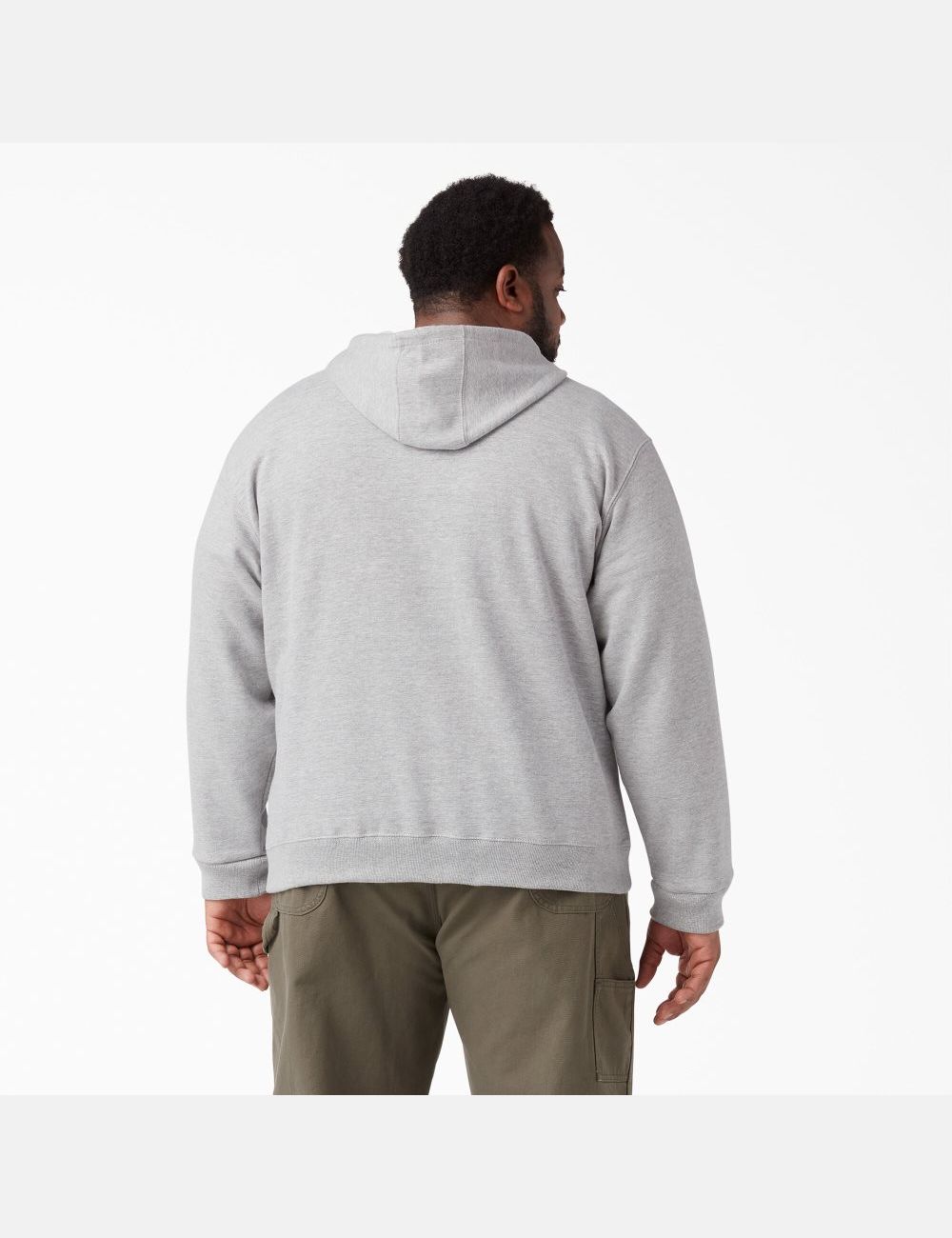 Heather Gray Dickies Midweight Fleece Outerwear | 602DRMTYK