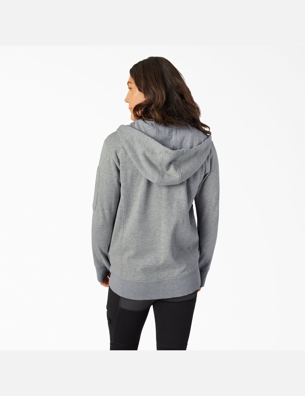 Heather Gray Dickies Performance Workwear Full Zip Fleece Hoodies | 905BYKTVF