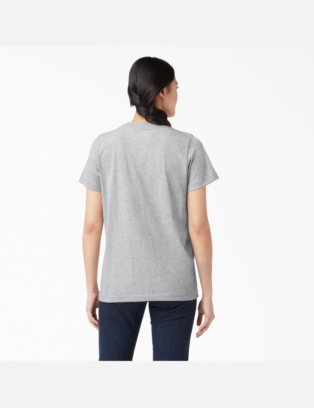 Heather Gray Dickies Short Sleeve Heavyweight T-Shirts | 259YBLWOI