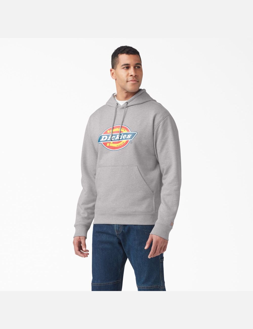 Heather Gray Dickies Water Repellent Tri-Color Logo Outerwear | 569LKHZGF