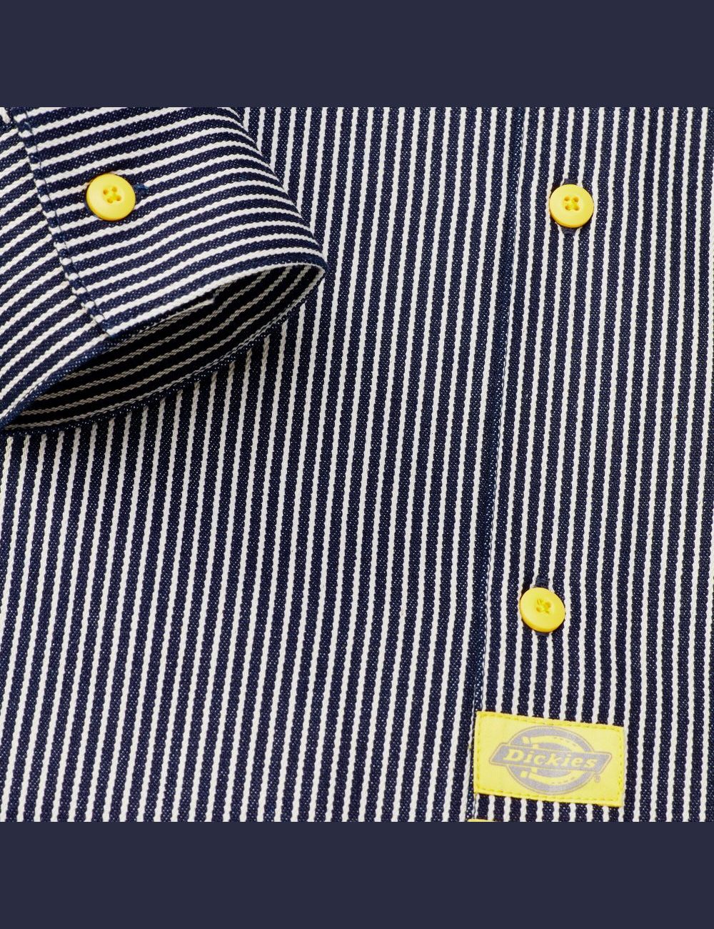 Hickory Stripe Dickies New York Sunshine x Uniform Top Button Up | 396HJYXDQ