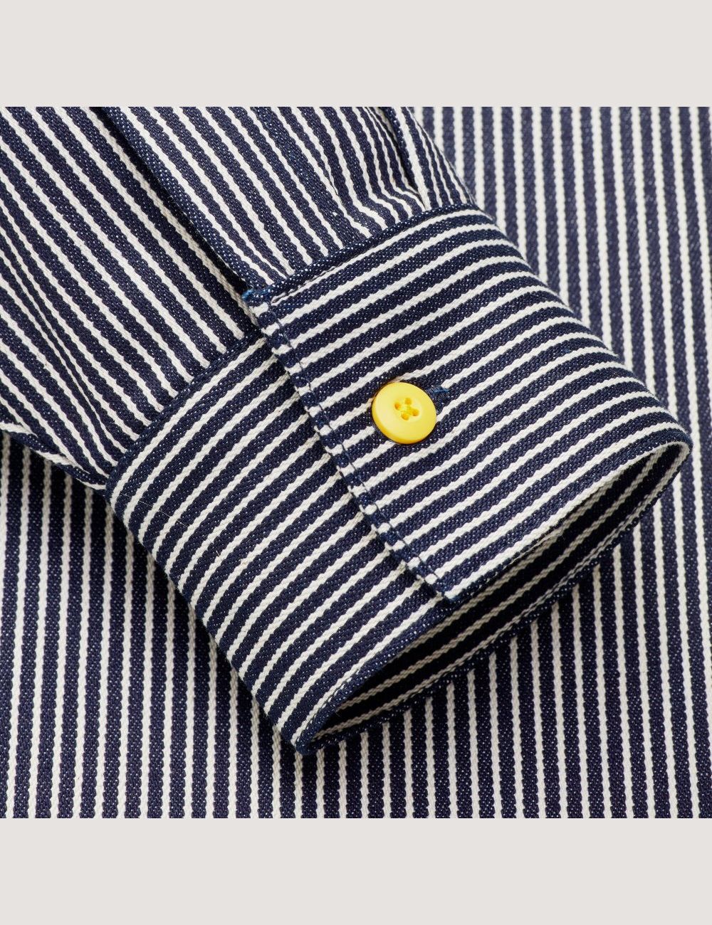 Hickory Stripe Dickies New York Sunshine x Uniform Top Button Up | 396HJYXDQ