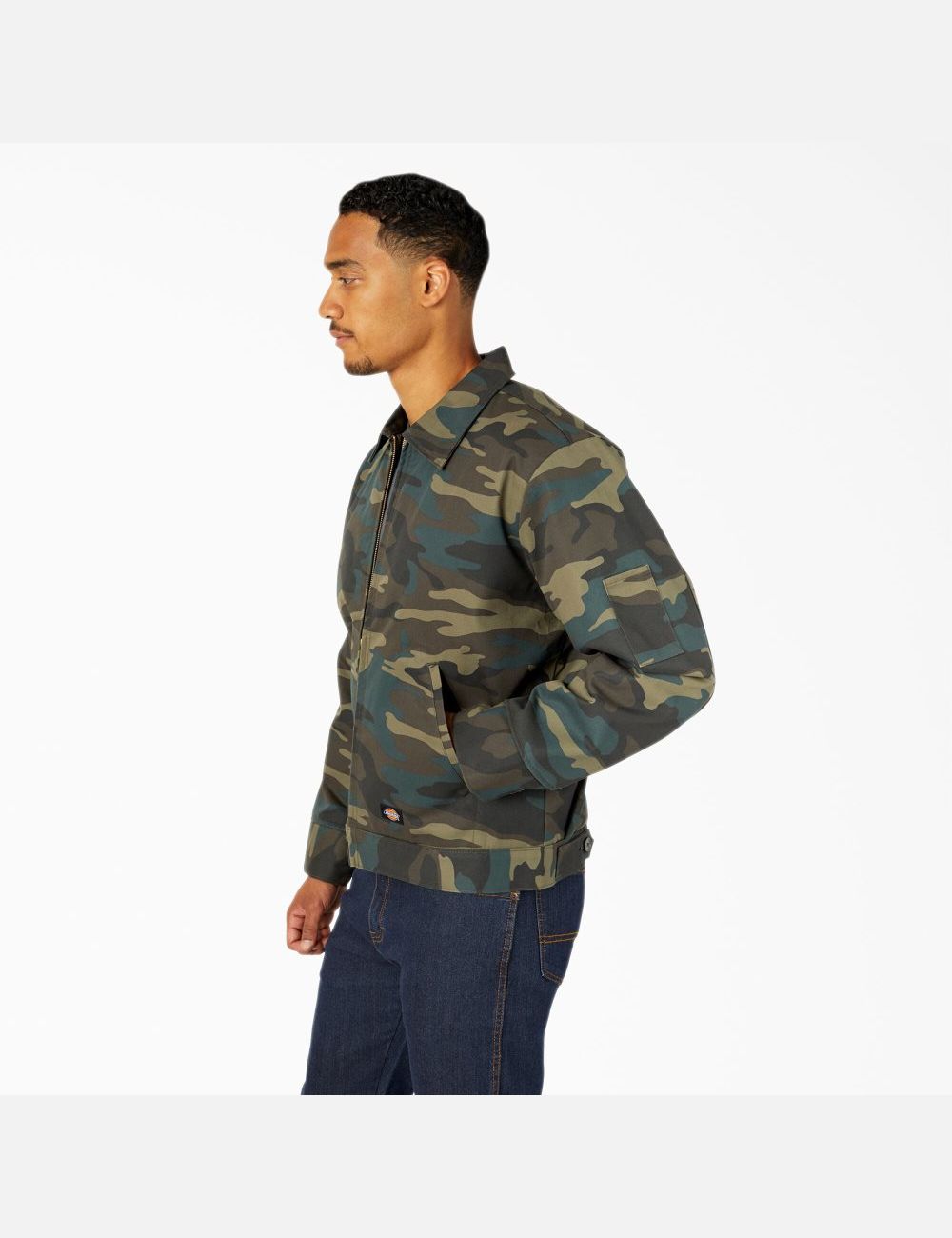 Hunter Green Camo Dickies Insulated Eisenhower Coats & Jackets | 239NFLHXD