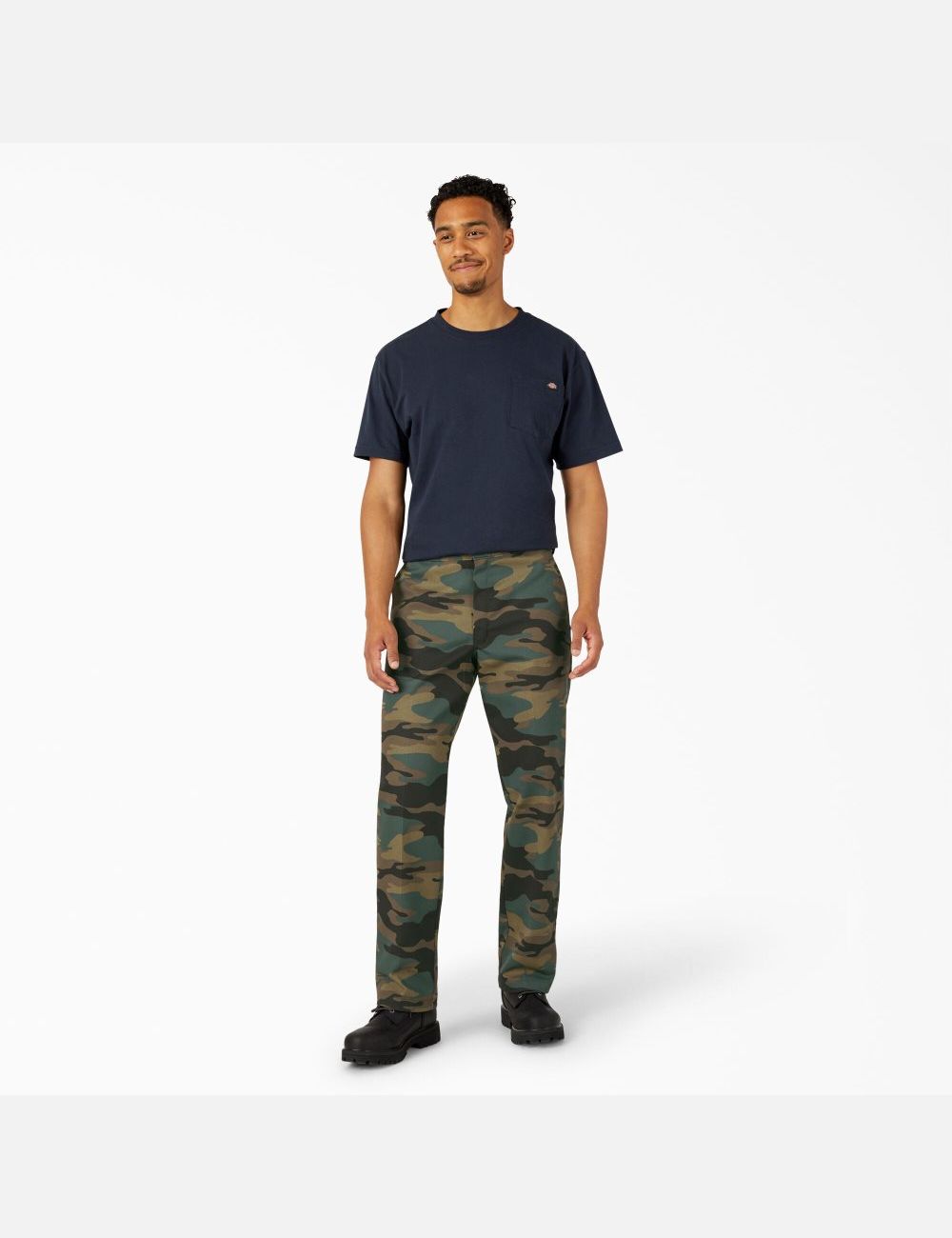 Hunter Green Camo Dickies Original 874 Pants | 358CQIZGU