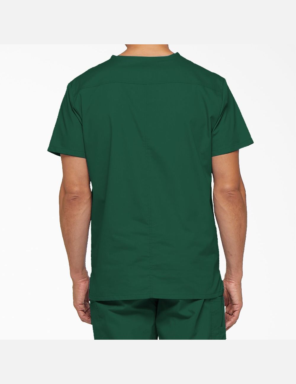 Hunter Green Dickies EDS Signature V-Neck Top Scrubs | 896GXRLQA