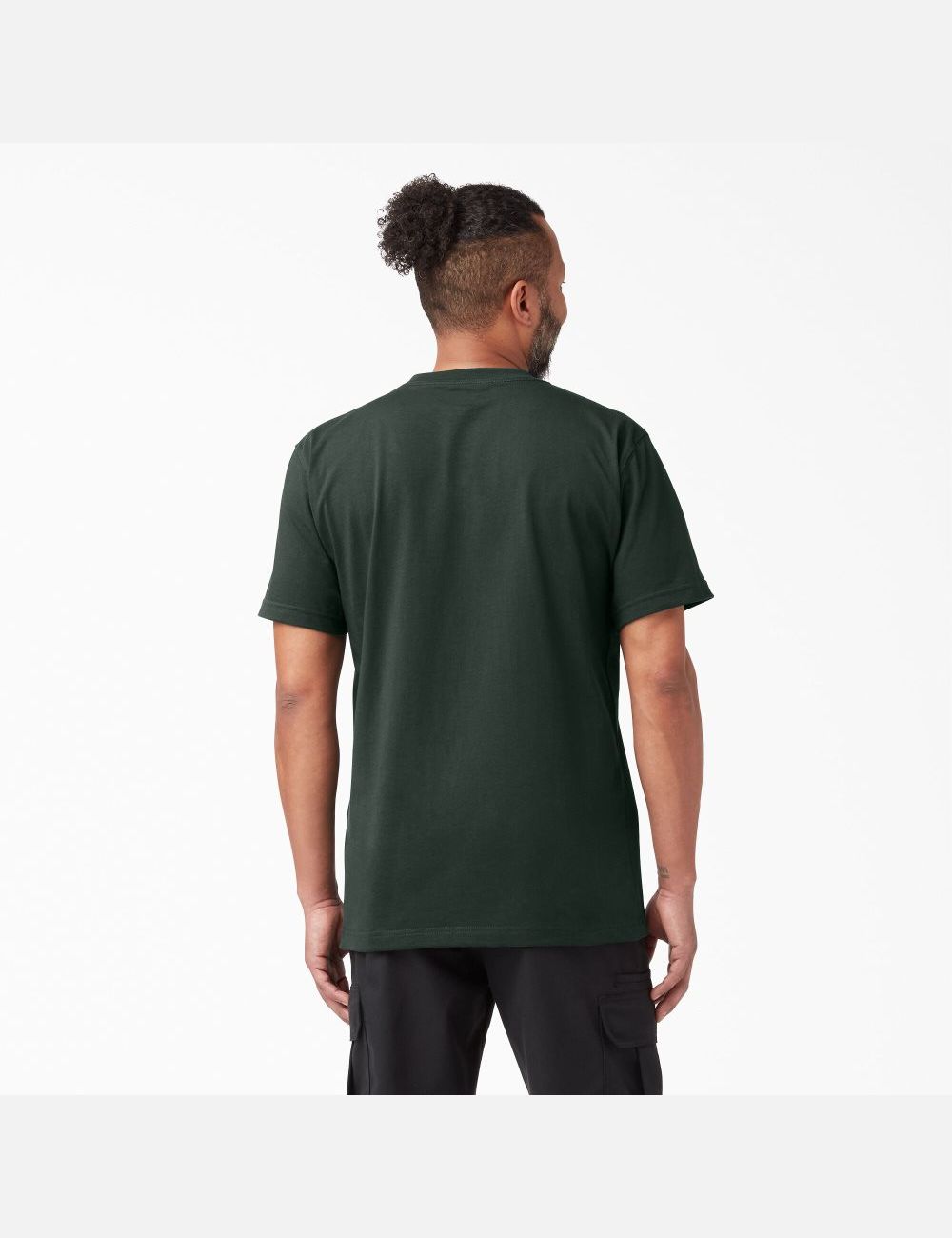 Hunter Green Dickies Short Sleeve Heavyweight T-Shirts | 871UTDAGK