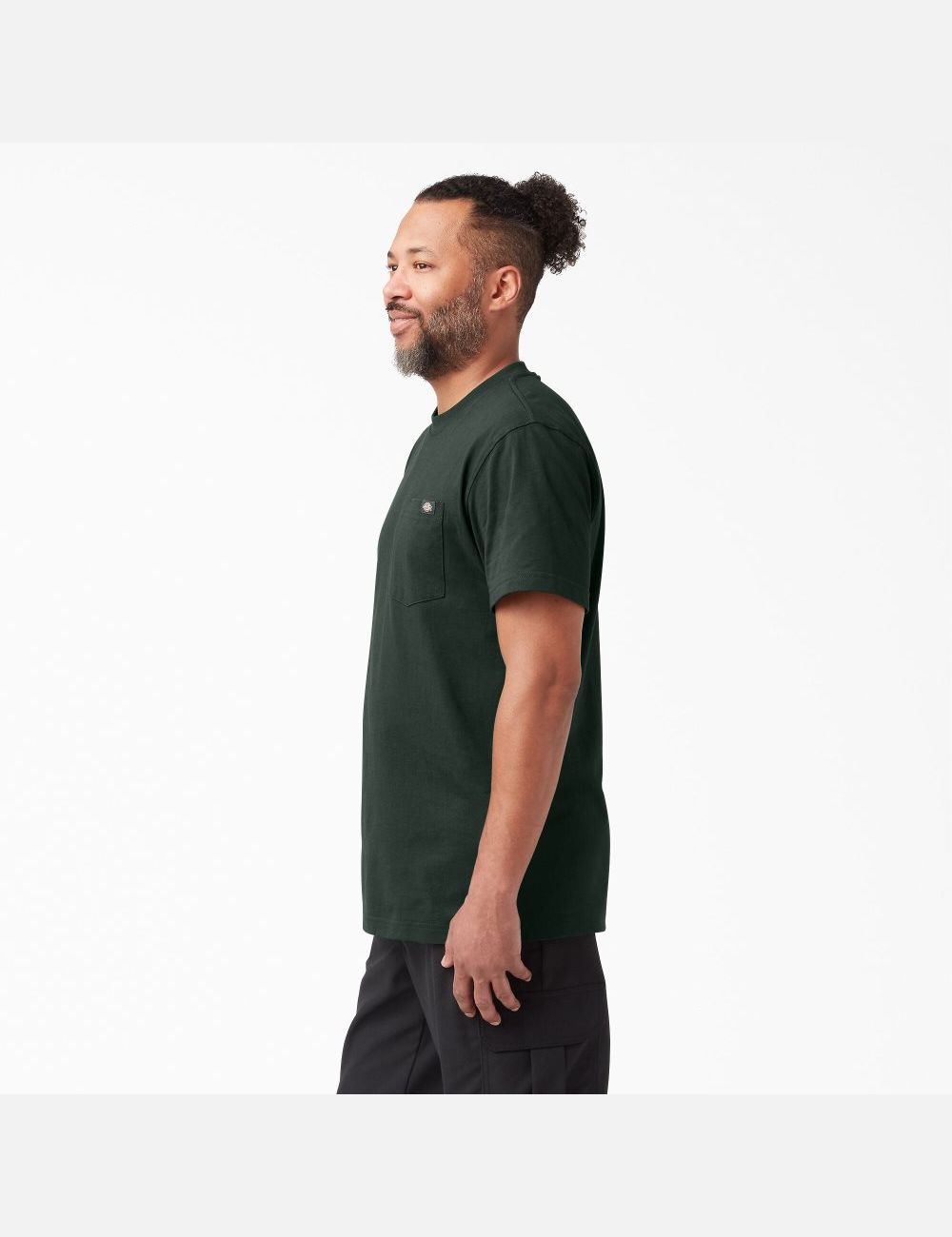 Hunter Green Dickies Short Sleeve Heavyweight T-Shirts | 871UTDAGK