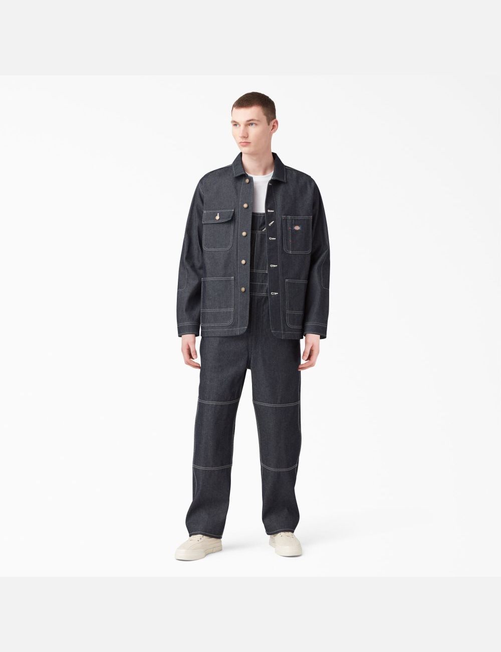 Indigo Blue Dickies 100 Year Denim Chore Coats & Jackets | 940KLGBCQ