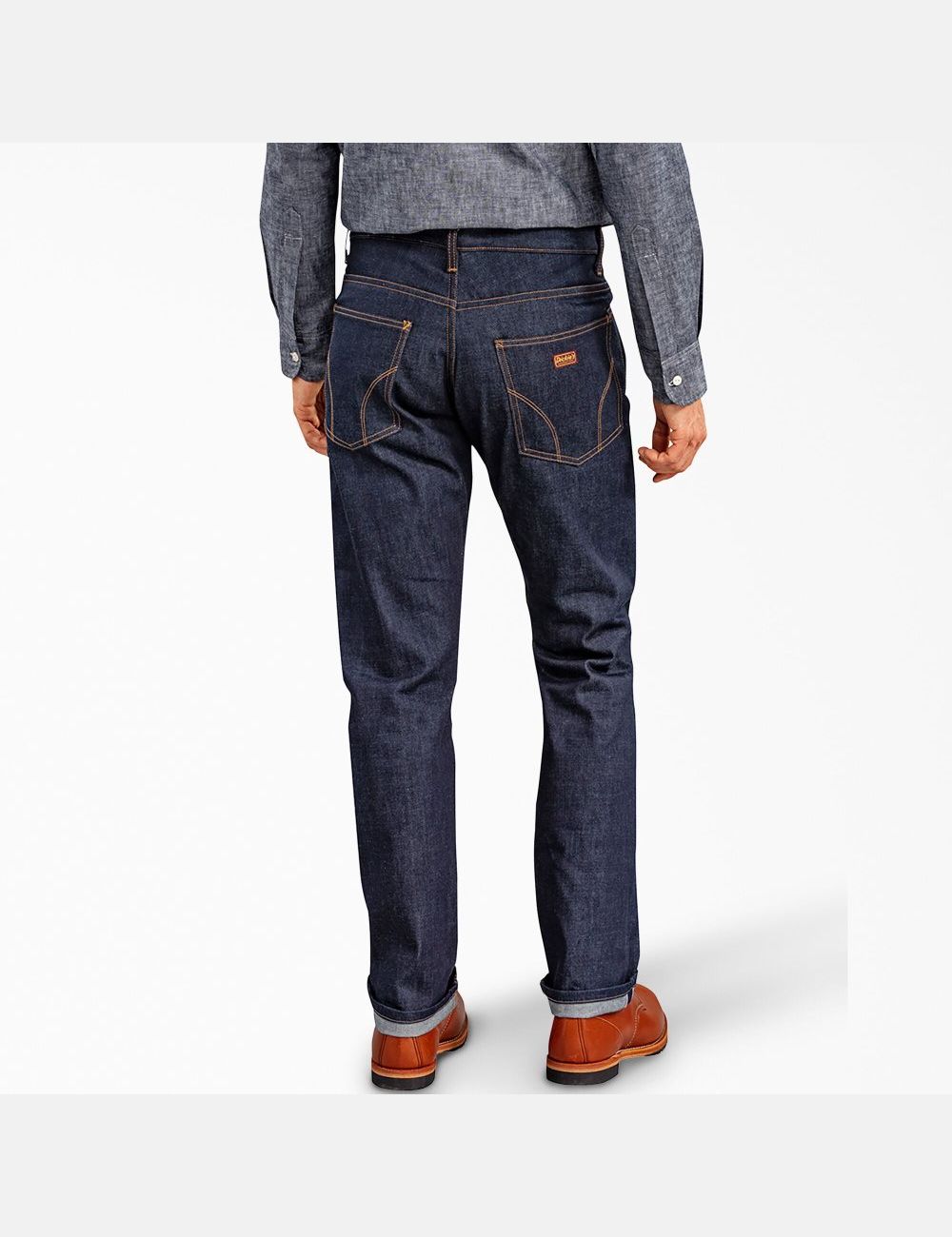 Indigo Blue Dickies 1922 Selvedge Denim Jeans | 148PKNZHO