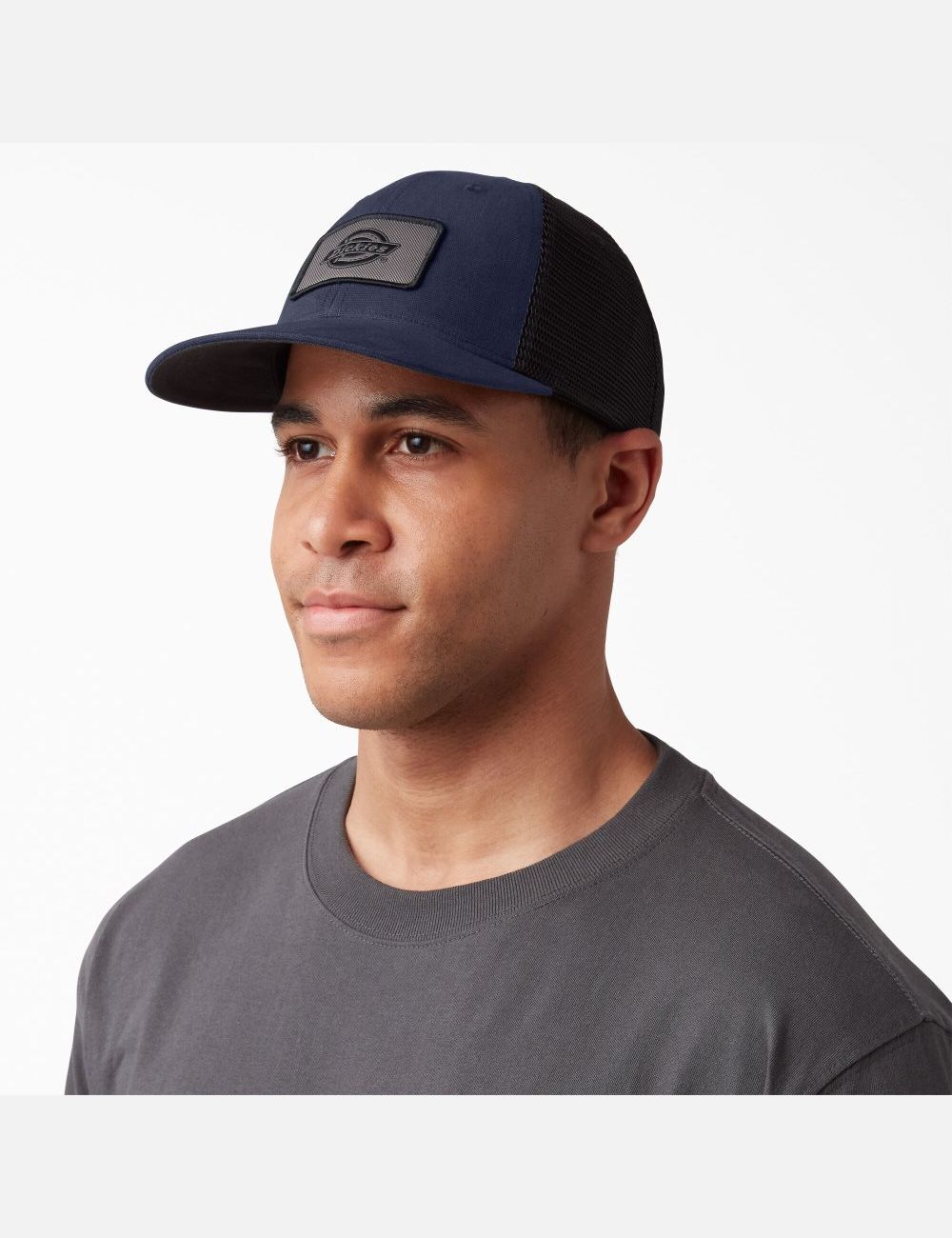 Ink Navy Dickies Canvas Trucker Hats | 104FKMSJW