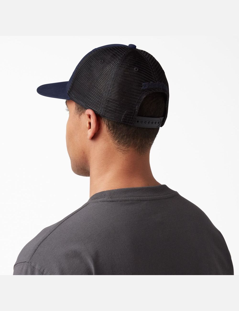 Ink Navy Dickies Canvas Trucker Hats | 104FKMSJW