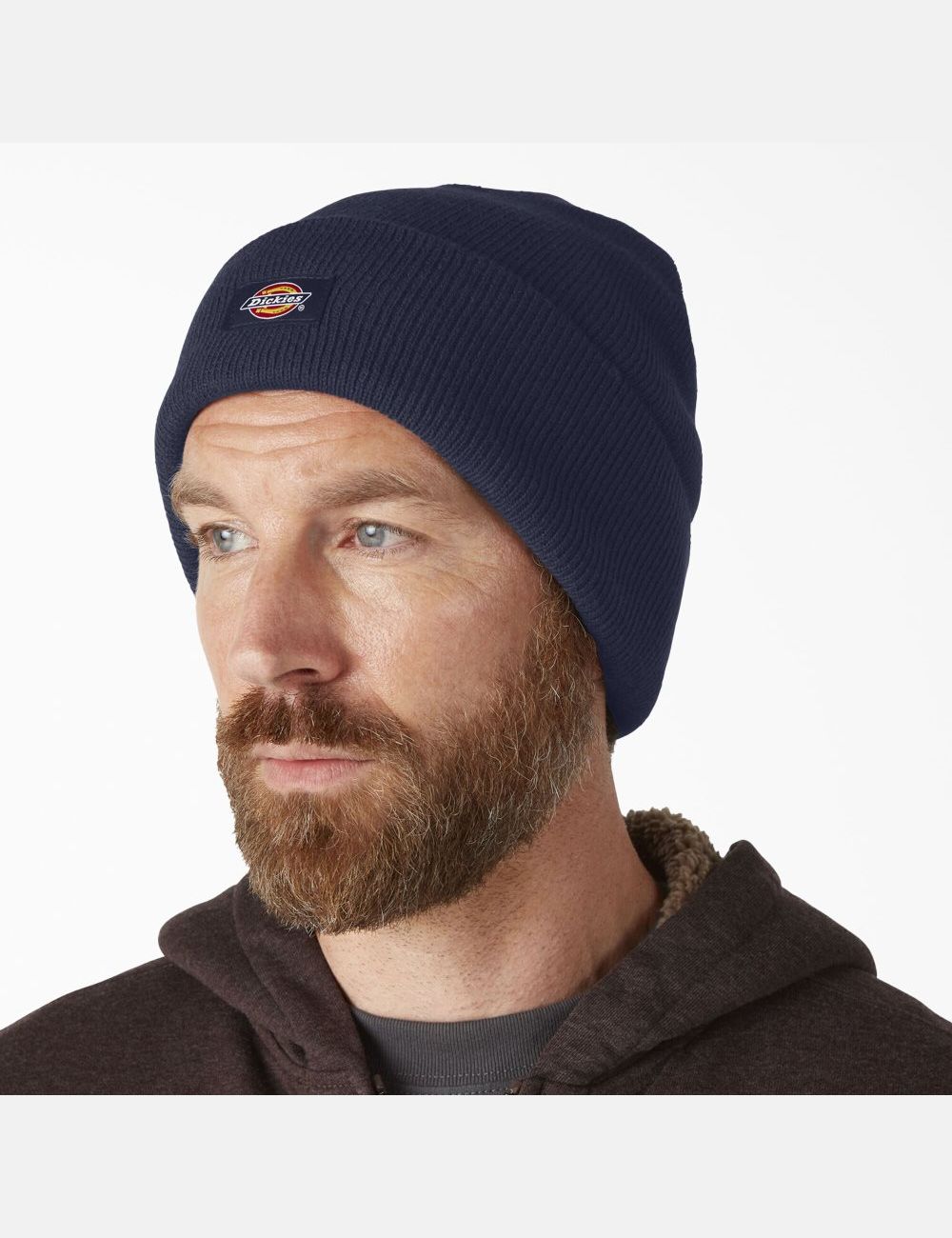 Ink Navy Dickies Cuffed Knit Hats | 678MFNKGW