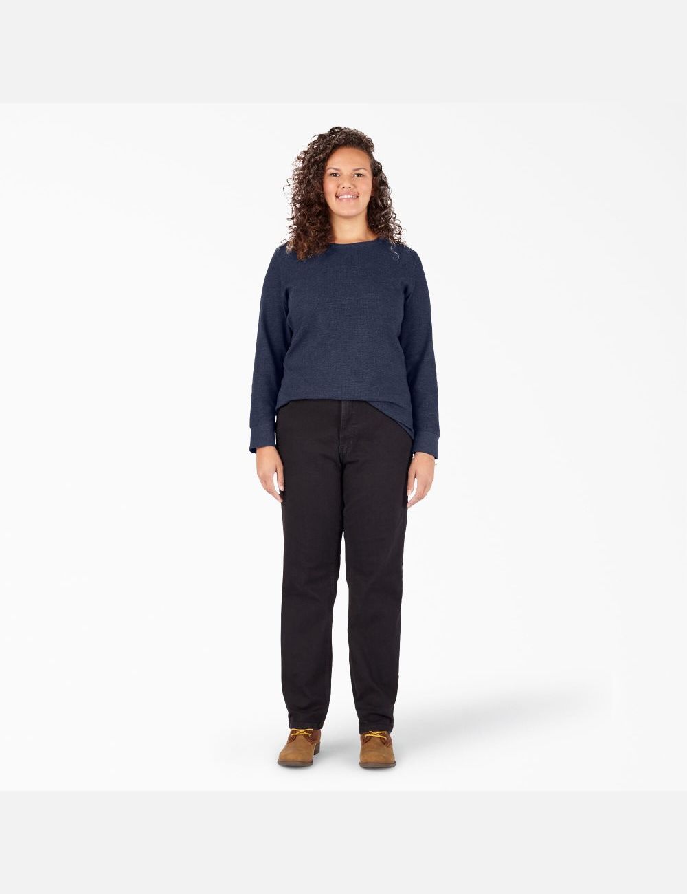 Ink Navy Dickies Plus Thermal Tops | 369IQKFXL