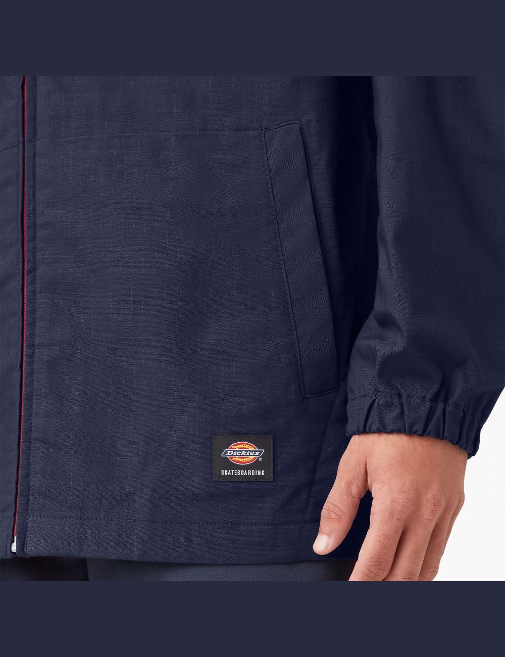 Ink Navy Dickies Skateboarding Counselor Coats & Jackets | 615KHWJBZ