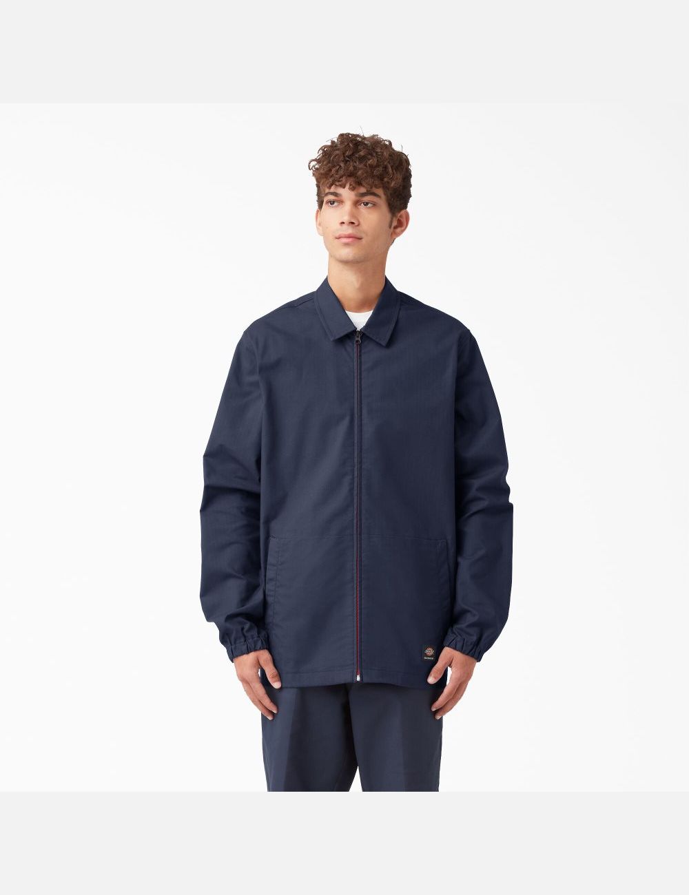 Ink Navy Dickies Skateboarding Counselor Coats & Jackets | 615KHWJBZ