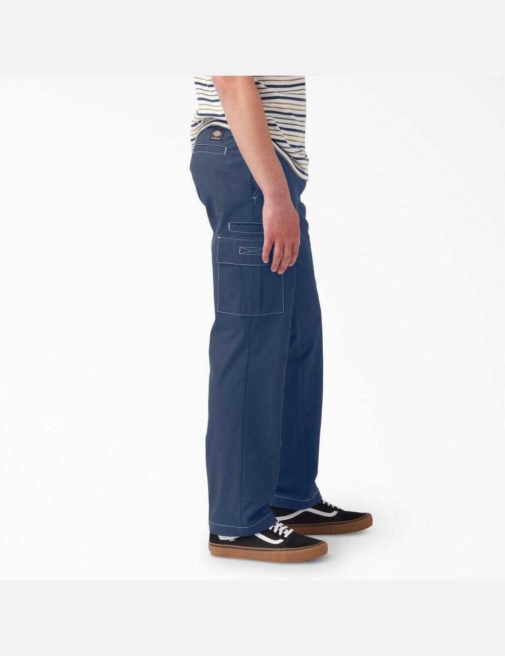 Ink Navy w/ White Stitching Dickies Skateboarding Ripstop Cargo Pants | 426VXJHFC