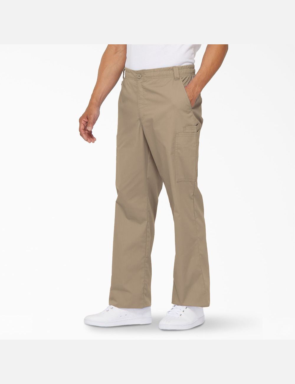 Khaki Dickies EDS Signature Cargo Pants Scrubs | 351ROQCUN