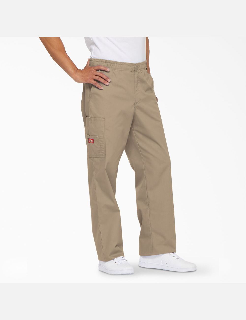 Khaki Dickies EDS Signature Cargo Pants Scrubs | 351ROQCUN