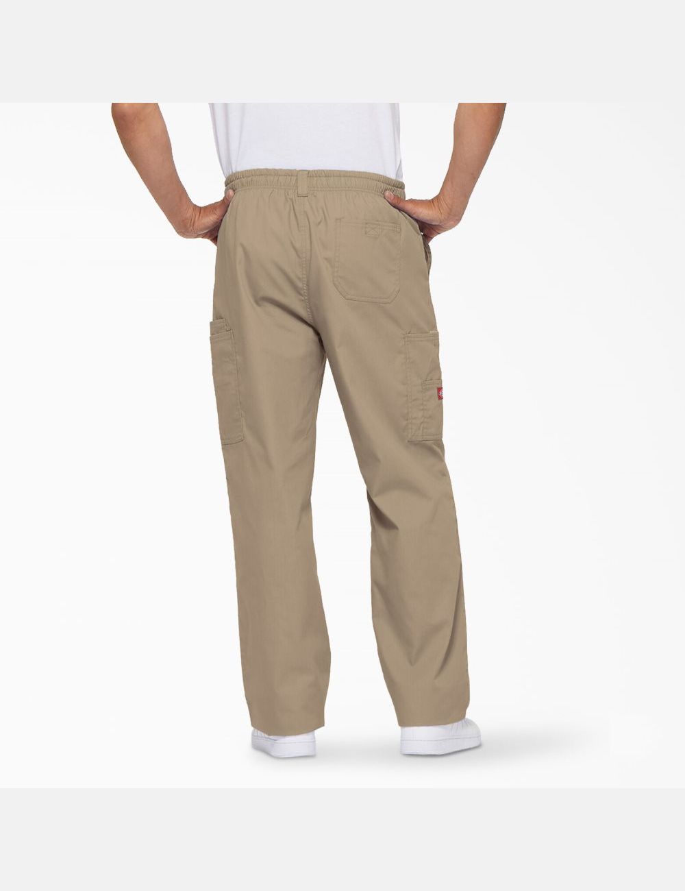 Khaki Dickies EDS Signature Cargo Pants Scrubs | 351ROQCUN