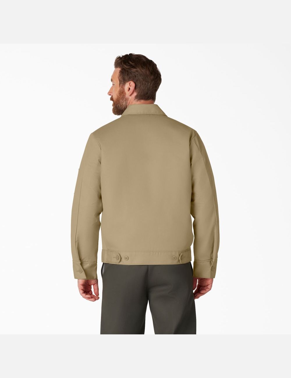 Khaki Dickies Insulated Eisenhower Coats & Jackets | 614UKGRWQ