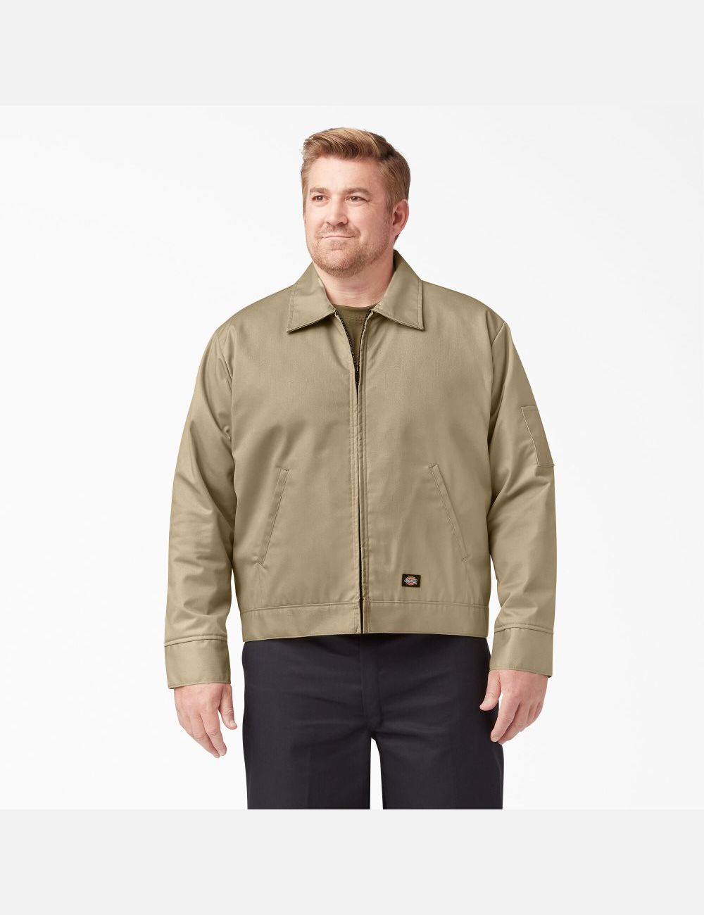 Khaki Dickies Insulated Eisenhower Coats & Jackets | 614UKGRWQ