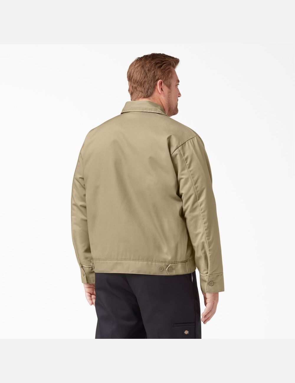 Khaki Dickies Insulated Eisenhower Coats & Jackets | 614UKGRWQ