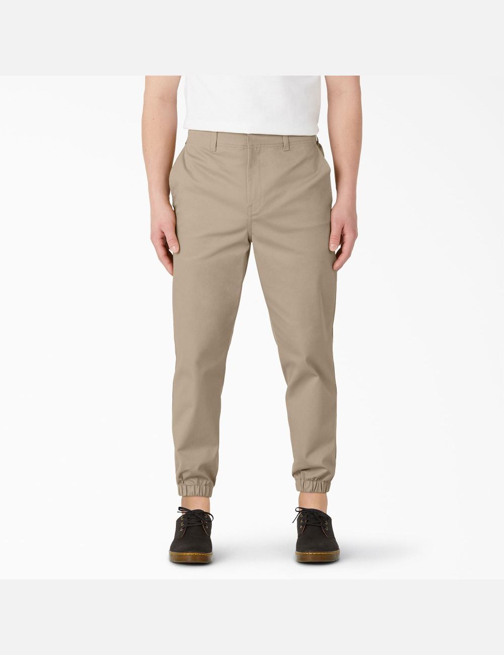 Khaki Dickies Jogger Pants | 180EZQPGU