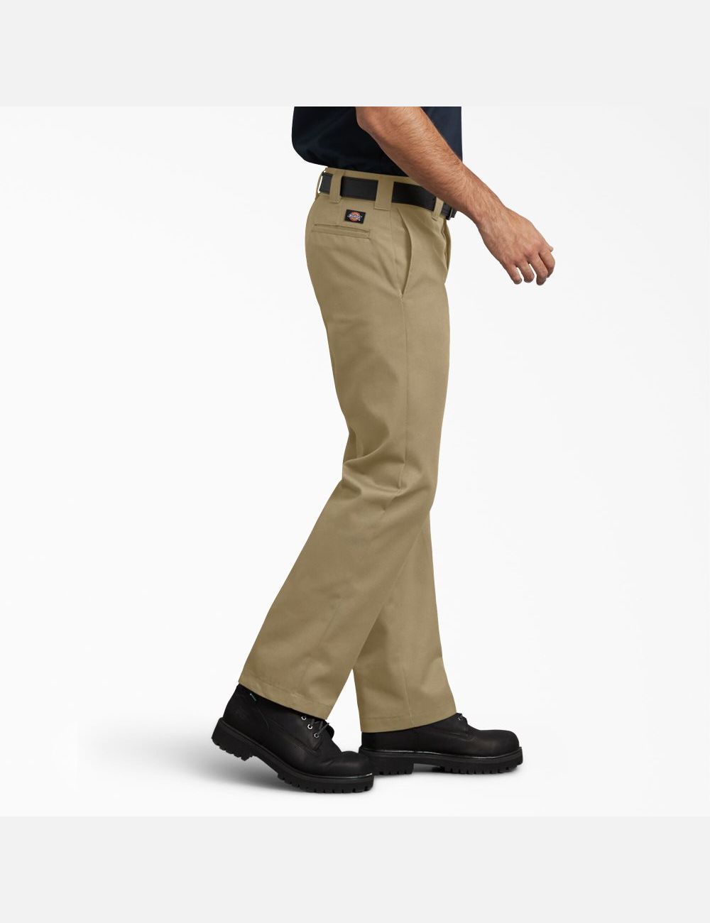 Khaki Dickies Slim Fit Straight Leg Work Pants | 546INYUES