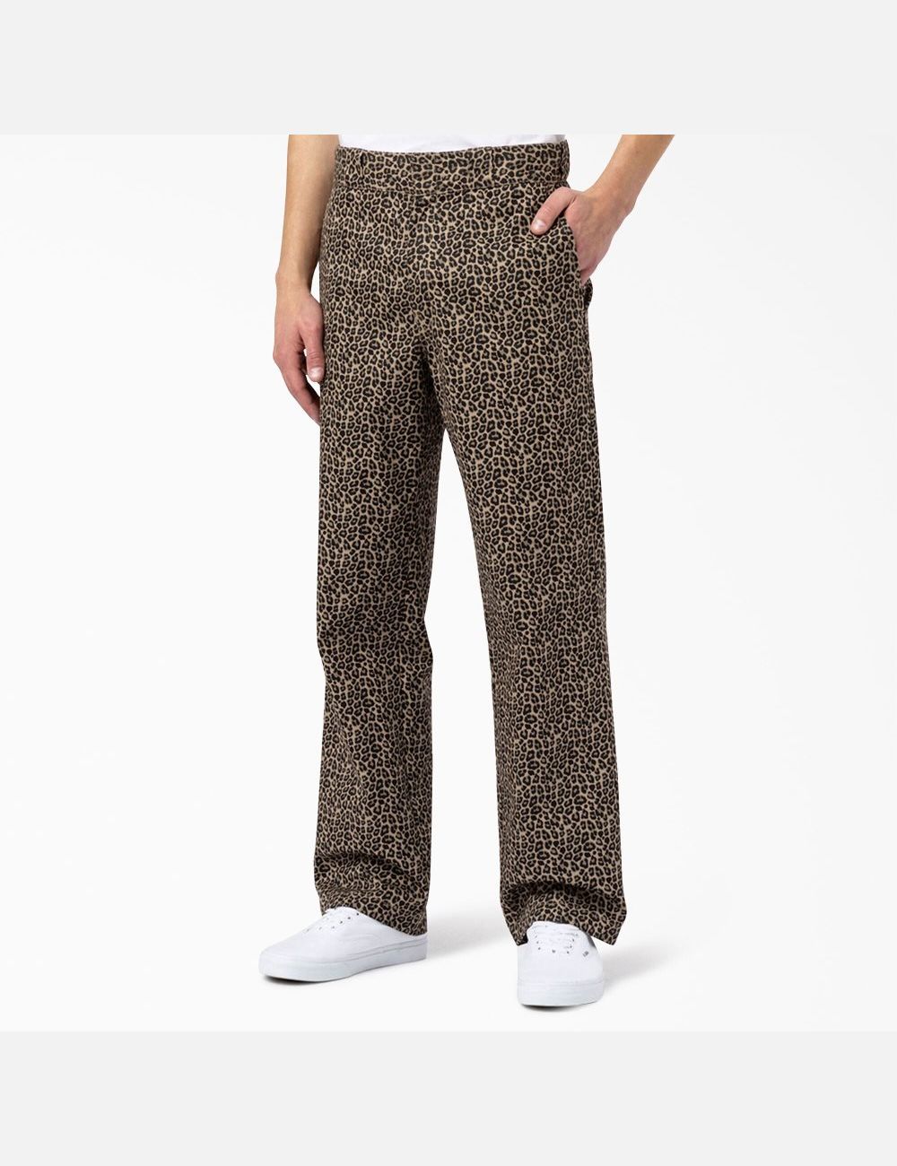 Leopard Print Dickies Silver Firs Pants | 729YANSOE