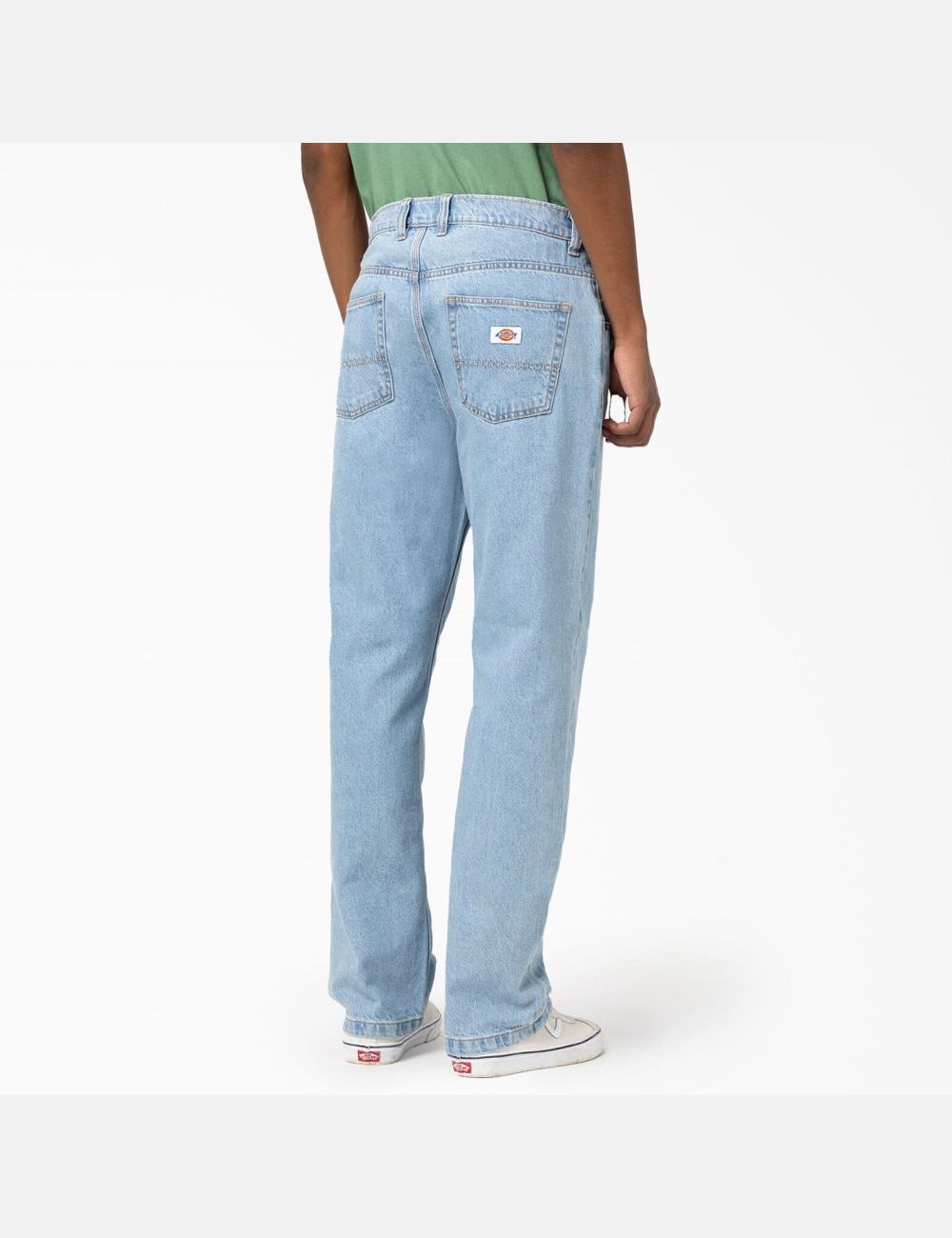 Light Denim Dickies Thomasville Loose Fit Jeans | 350RAZELX