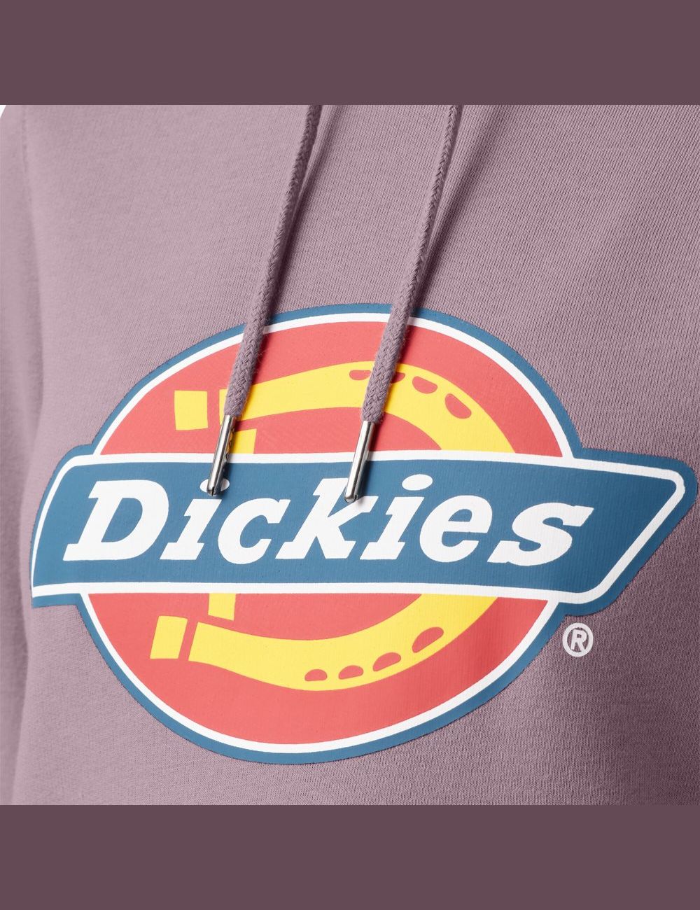 Lilac Dickies Heavyweight Logo Hoodies | 694YJDLGN