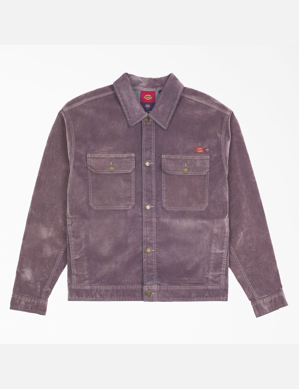 Lilac Dickies Opening Ceremony Flock Denim Utility Coats & Jackets | 195KYXFLP