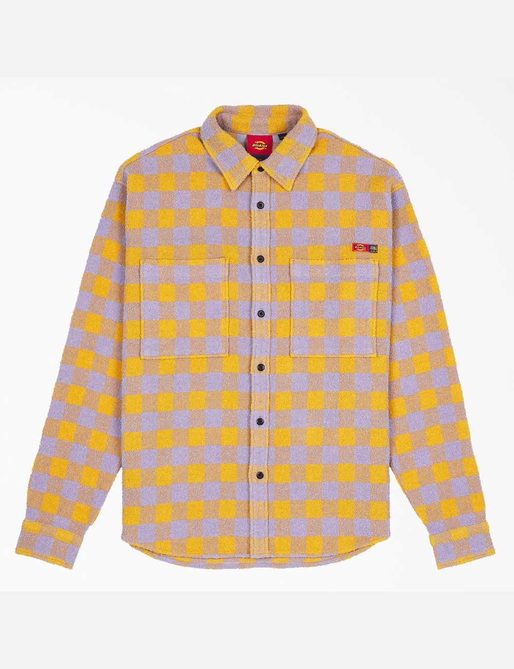 Lilac Dickies Opening Ceremony Tweed Shirt Button Up | 605NUSIHG