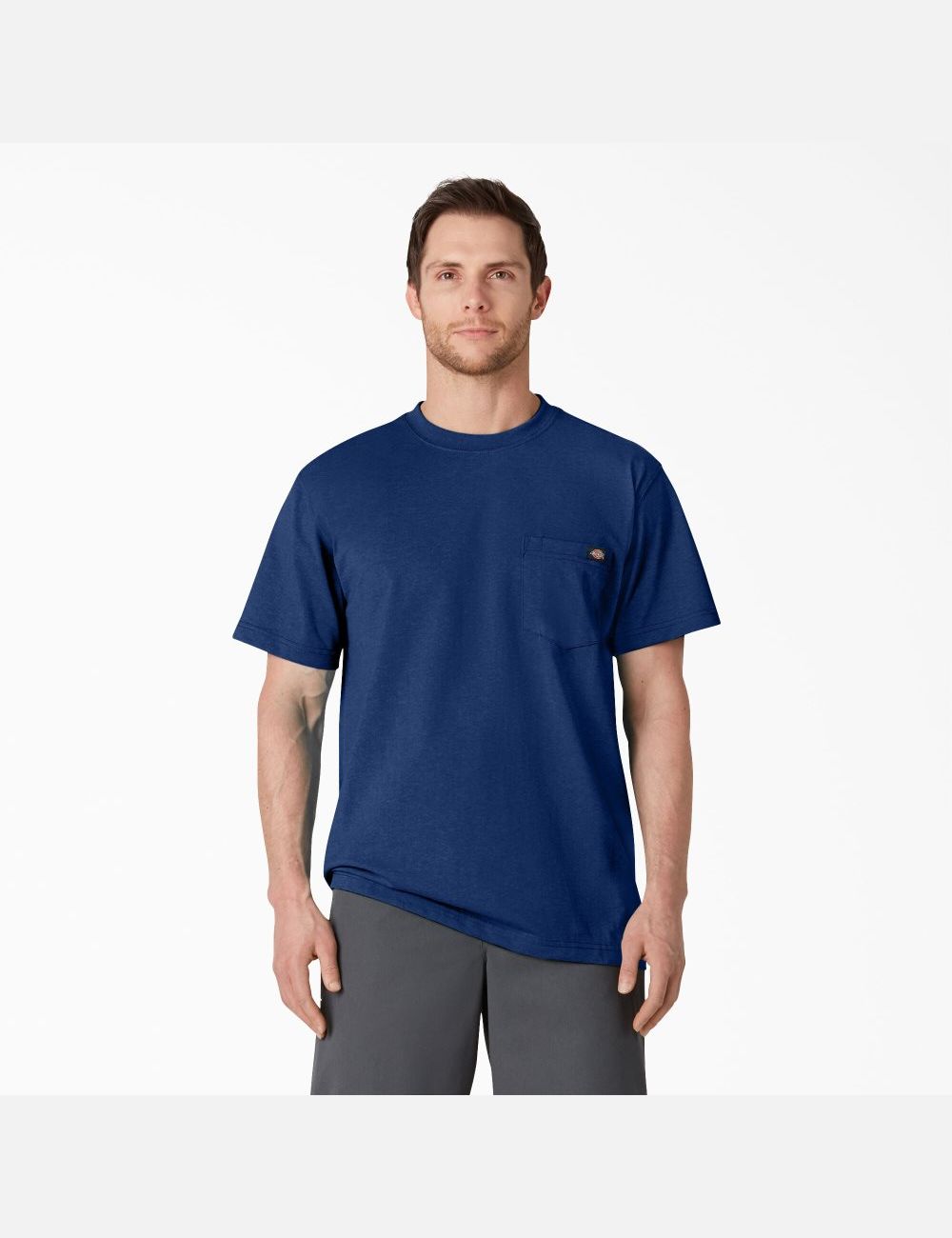 Limoges Single Dye Heather Dickies Short Sleeve Heavyweight Heathered T-Shirts | 270DZAHVB