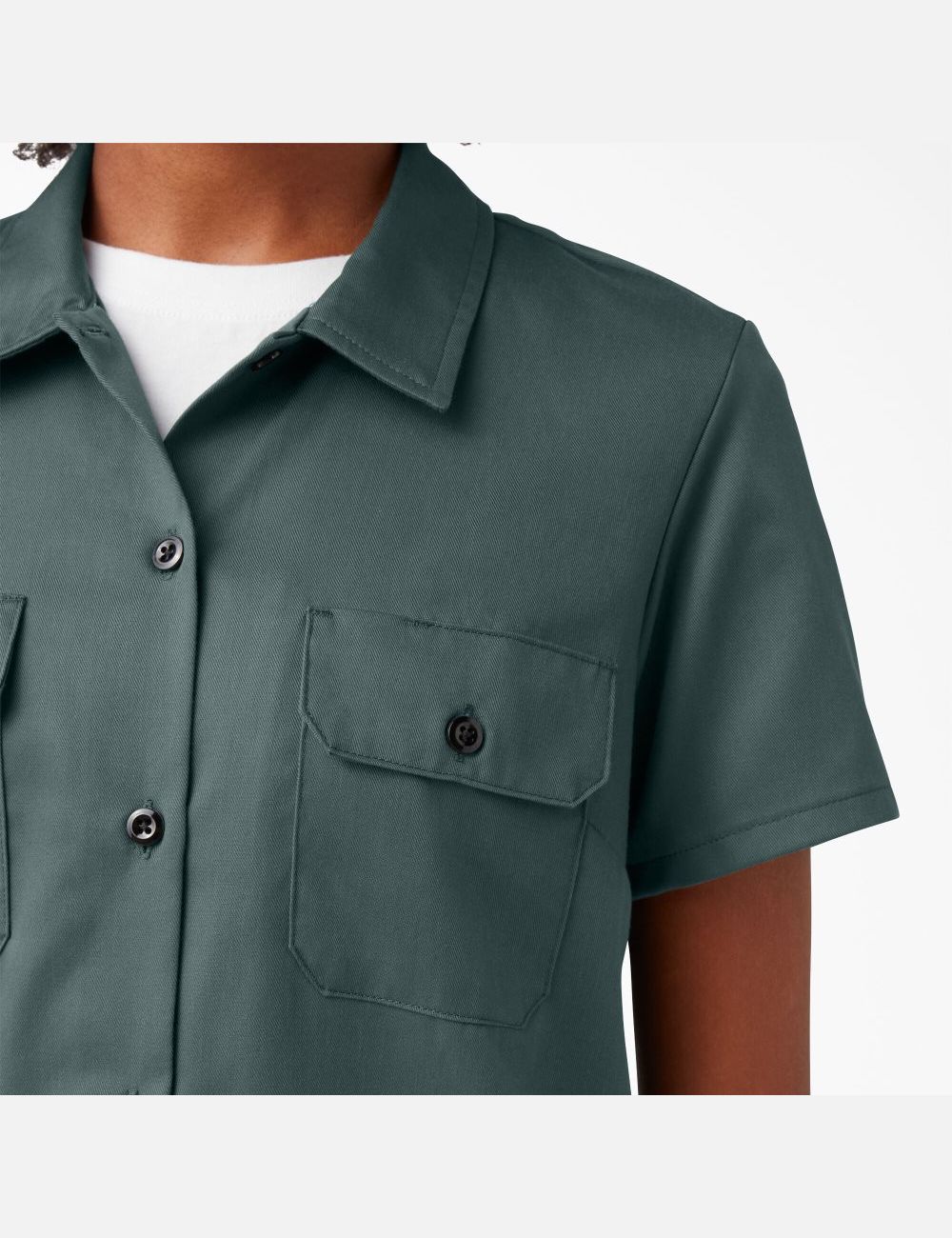 Lincoln Green Dickies 574 Original Work Top | 736JSNEGT