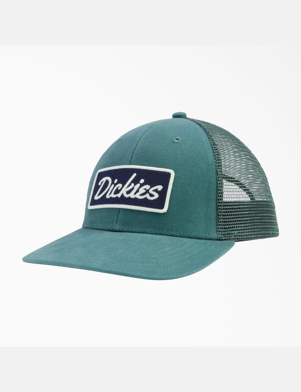 Lincoln Green Dickies Patch Logo Trucker Hats | 098VXAQIW