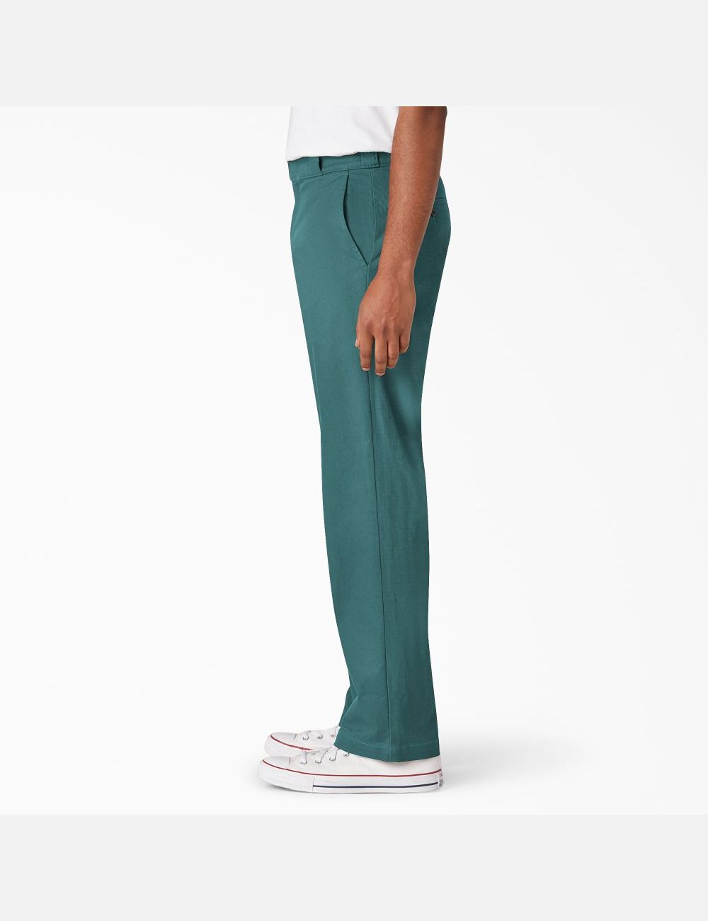 Lincoln Green Dickies Regular Fit Twill & Ripstop Pants | 753CYURWO