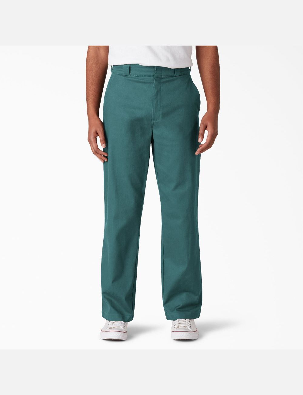 Lincoln Green Dickies Regular Fit Twill & Ripstop Pants | 753CYURWO