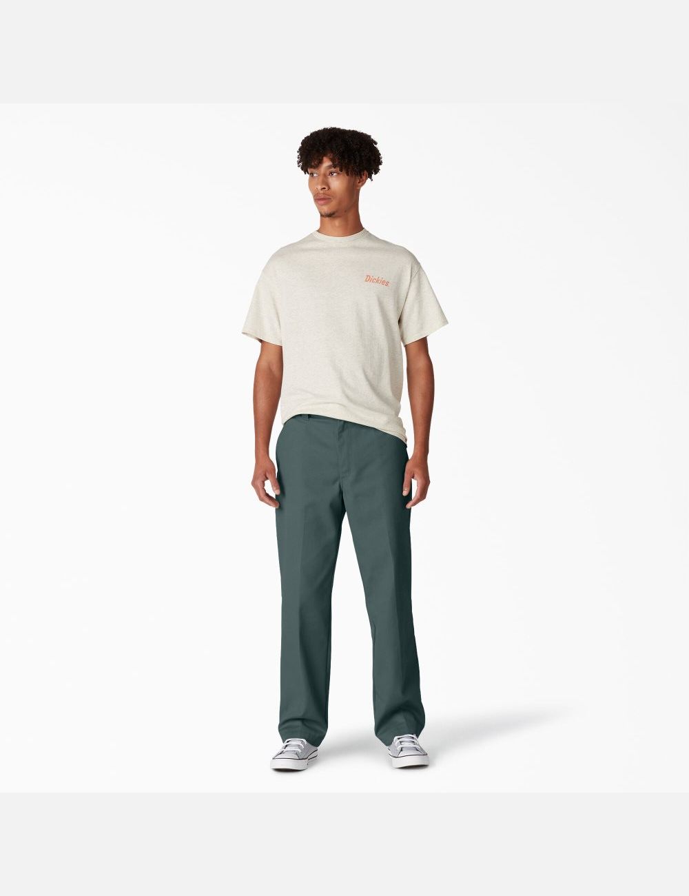 Lincoln Green Dickies Regular Fit Twill Skateboarding Pants | 801QZEGUT