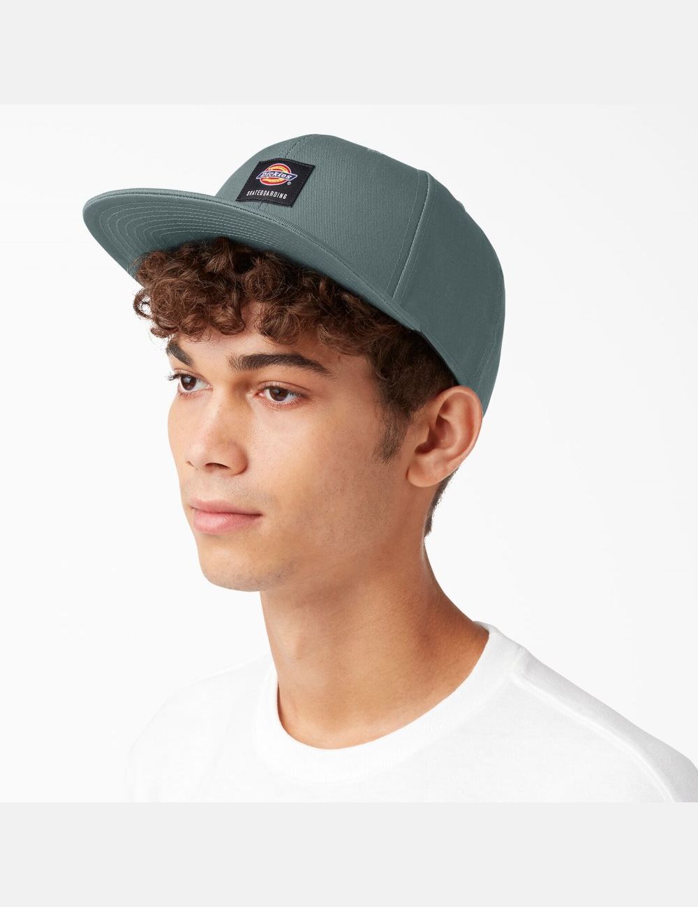 Lincoln Green Dickies Skateboarding Flat Bill Hats | 326SJUPMW