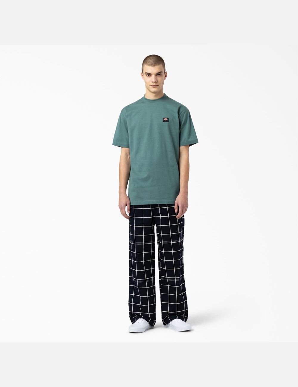 Lincoln Green Dickies Skateboarding Mount Vista T-Shirts | 582GCIUQM