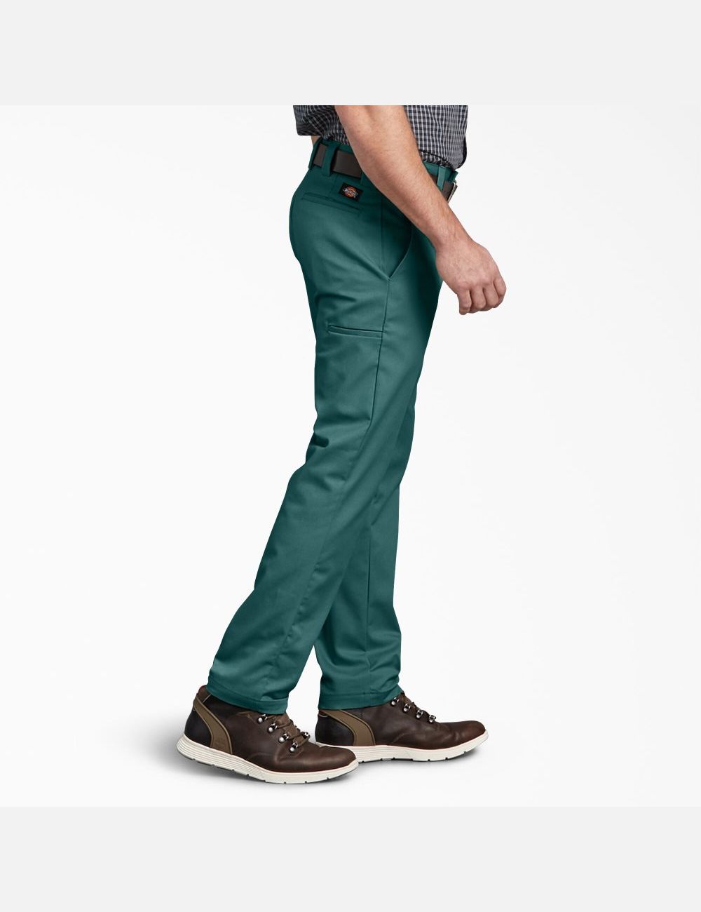 Lincoln Green Dickies Slim Fit Taper Leg Multi-Use Pocket Work Pants | 746PRNMKB