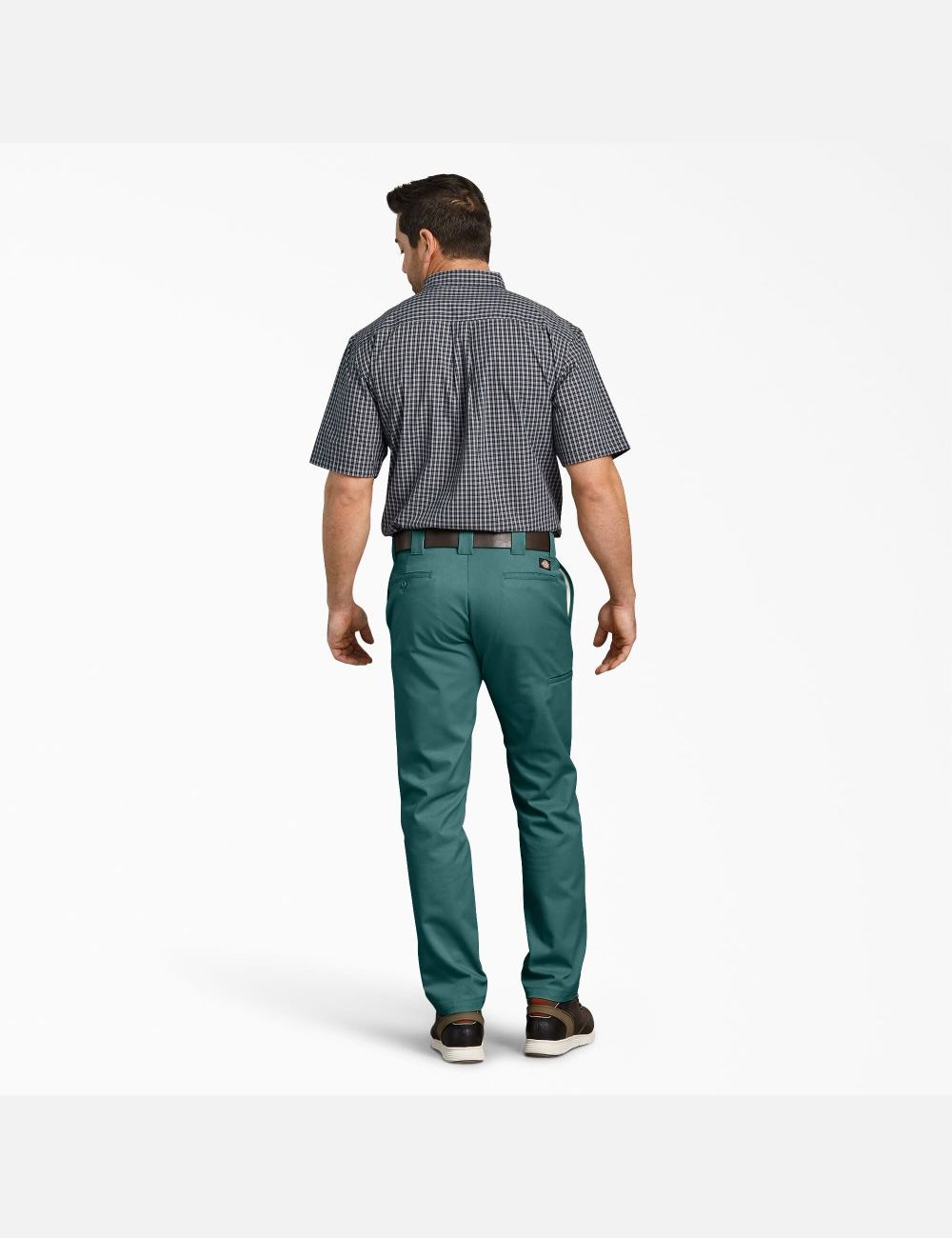 Lincoln Green Dickies Slim Fit Taper Leg Multi-Use Pocket Work Pants | 746PRNMKB