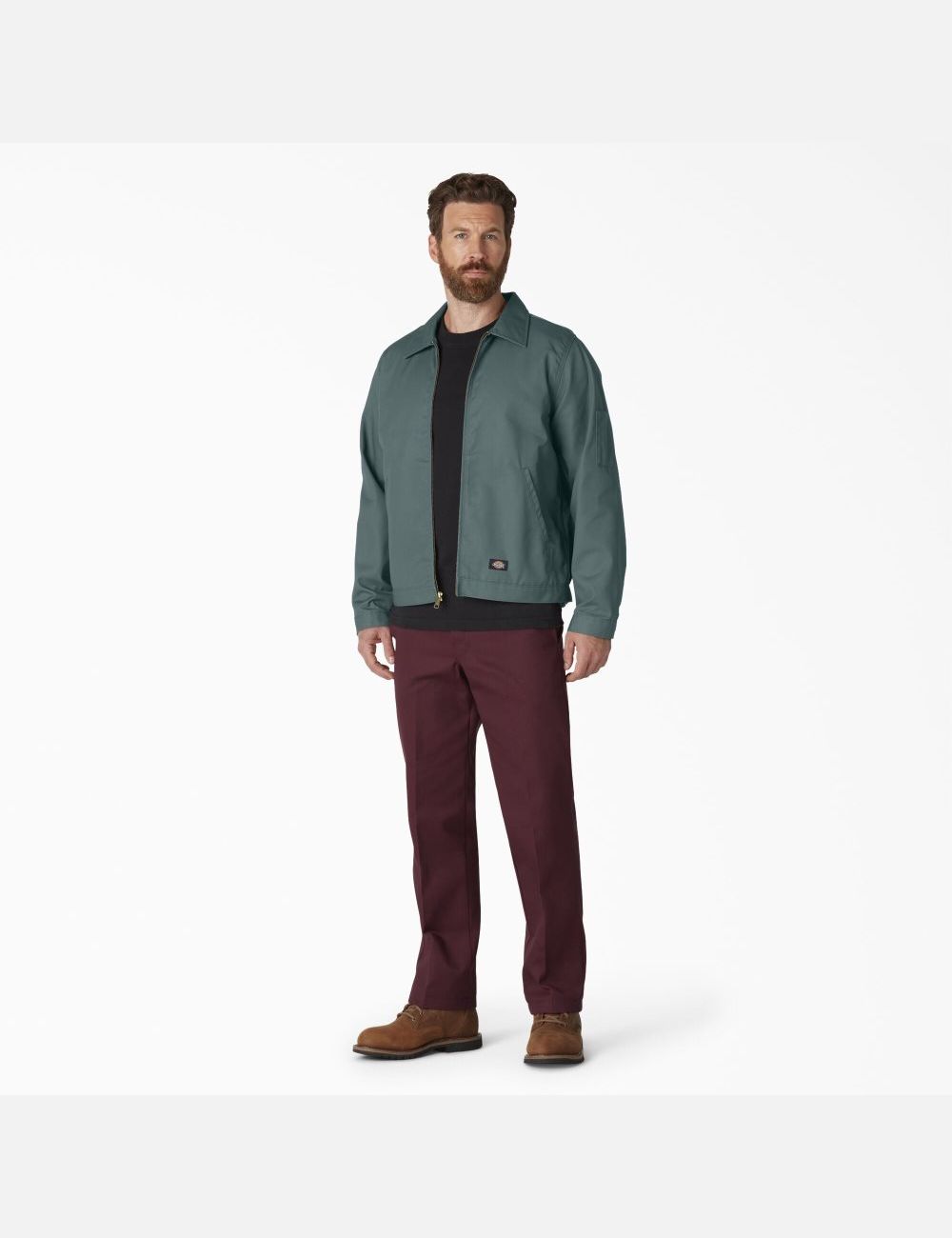 Lincoln Green Dickies Unlined Eisenhower Coats & Jackets | 674GRTUYZ