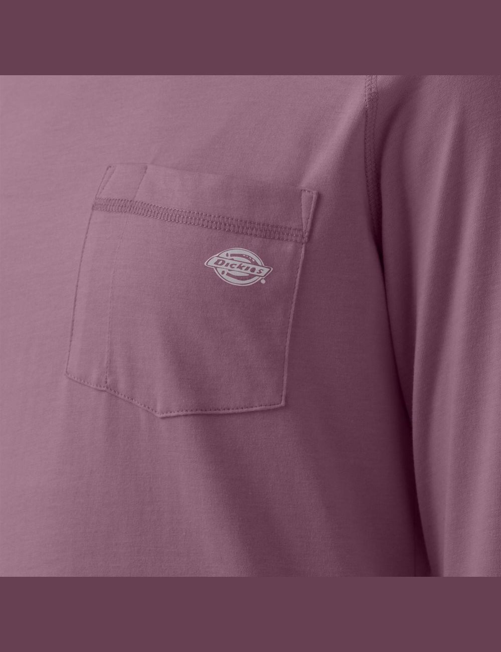 Mauve Shadow Heather Dickies Cooling Performance Sun Shirt | 705TCLQOU