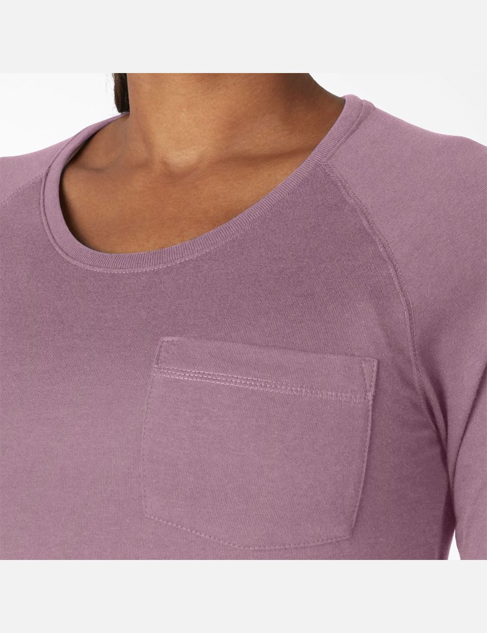 Mauve Shadow Heather Dickies Long Sleeve T-Shirt Long Sleeve T-Shirts | 630VDXKNA