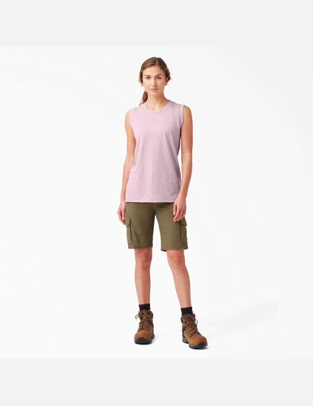 Mauve Shadows Dickies Tank Top | 018GMIQBC